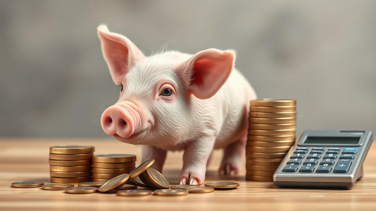 Empresário analisando planilhas financeiras com calculadora sobre a mesa em um escritório organizado.